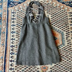 Anna Sui Target Gossip Girl Gray Tweed Dress